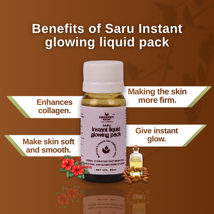 Greenry Magic Saru Instant Liquid Glowing Pack – Instant Radiance & Herbal Brightening