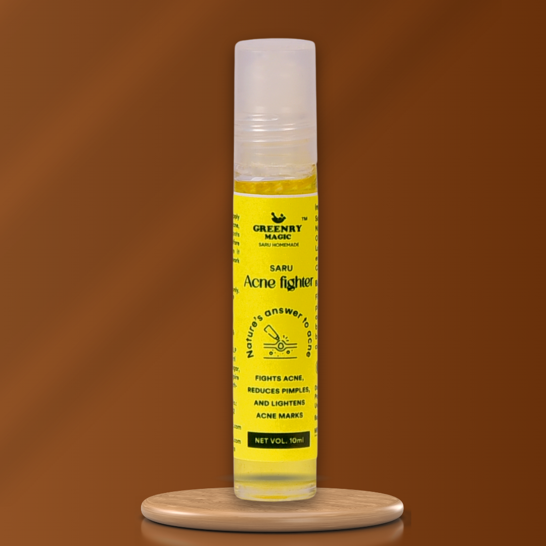 Saru Acne Fighter  
  Saru Herbal Acne Fighter for Clear, Balanced Skin,acne , black spot, bright Tone skin, chemical free 