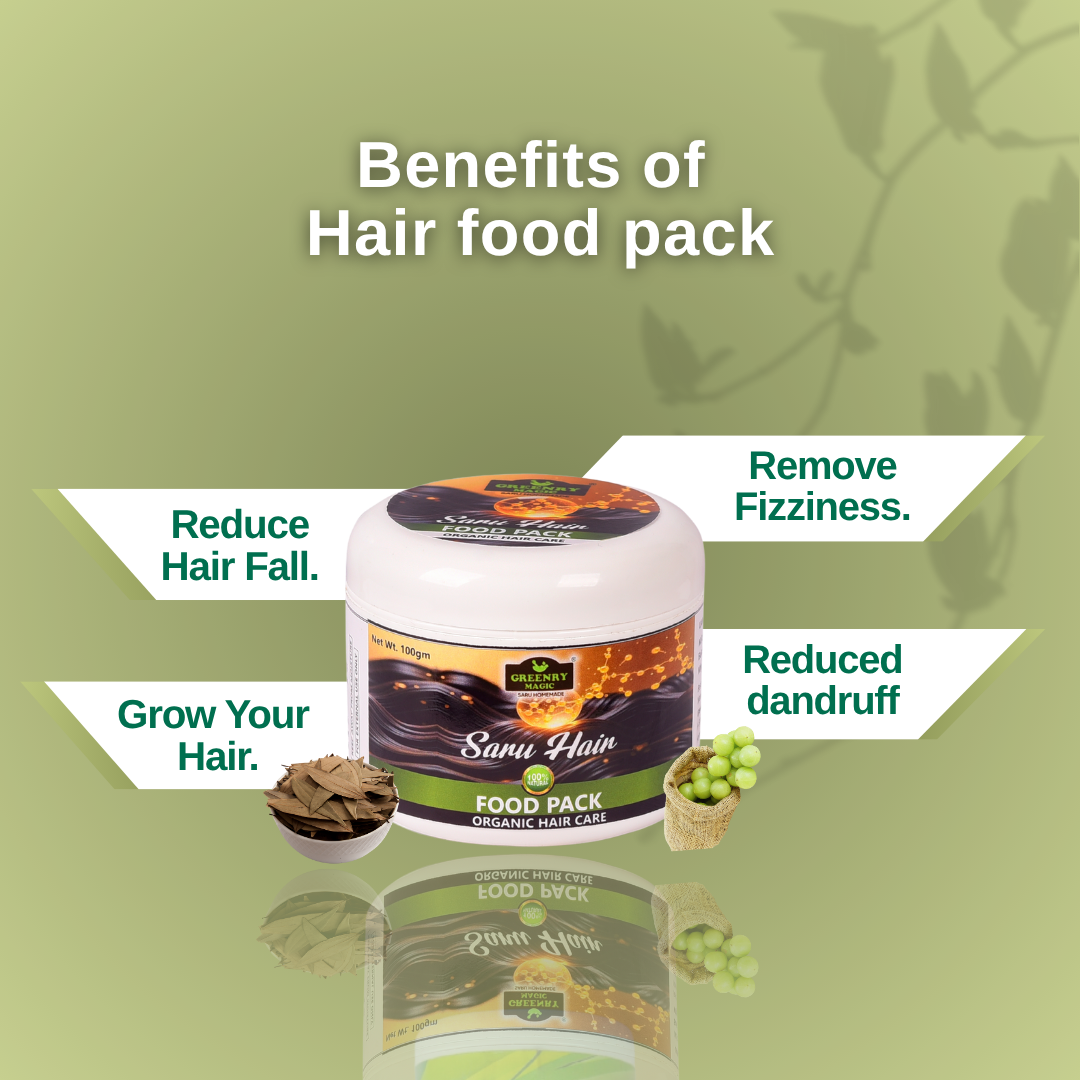Greenry Magic Saru Hair Food Pack – Nourish, Strengthen & Revive Naturally