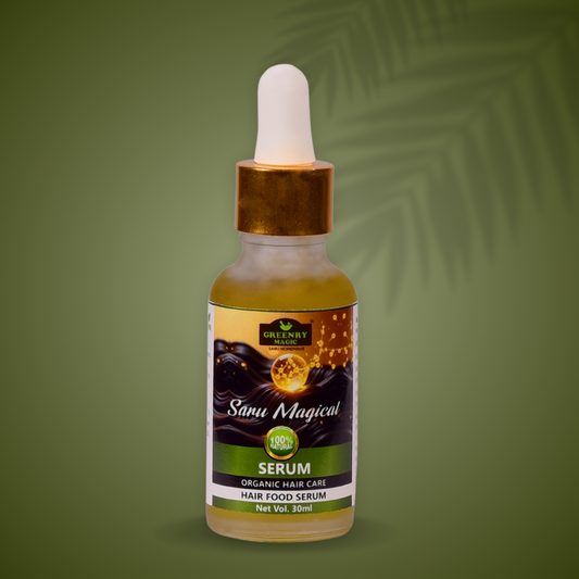 Saru Hair Food Serum  
  Herbal Hair Serum for Shine, Strength, and Scalp Nutrition ,oil ,based ,