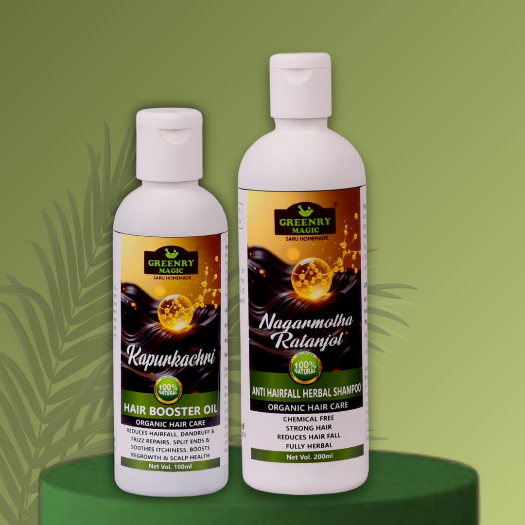 Strong Roots, Glowing Hair – Nature’s Touch for Hair Revival.