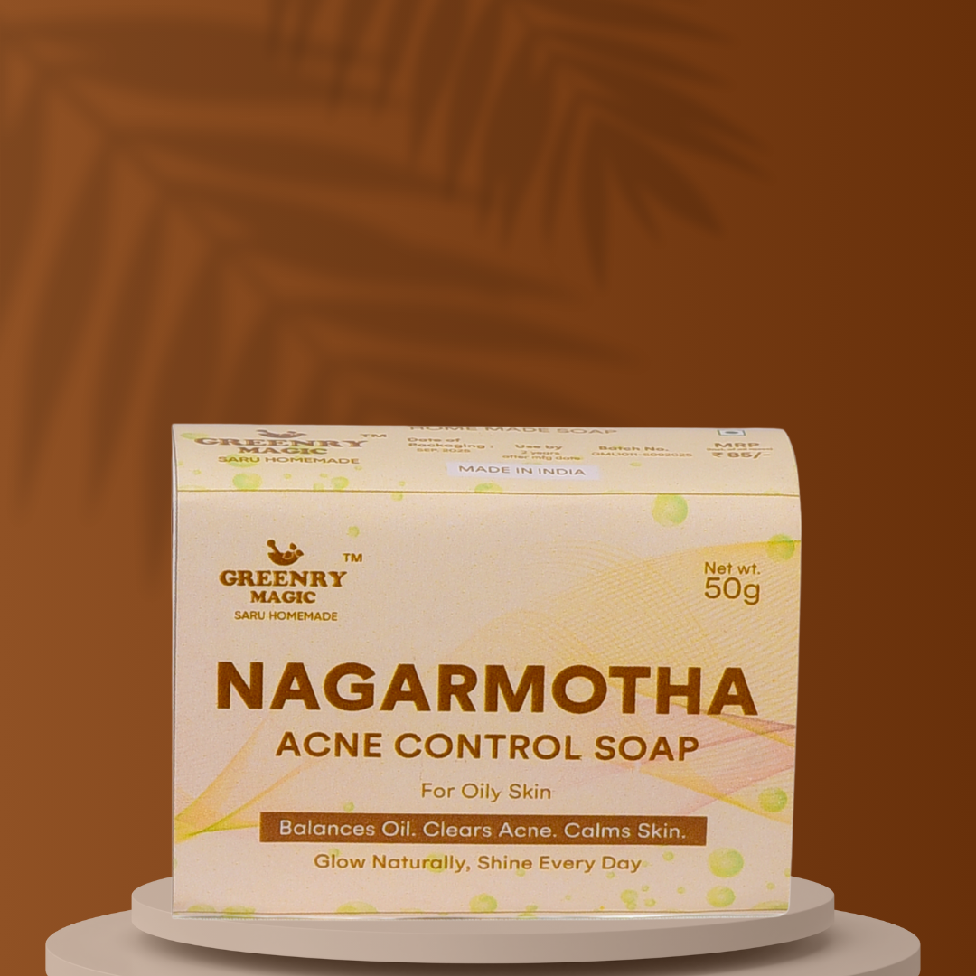 Herbal Acne Control Soap for Clear Skin , Oil Balance, acne , pimple,oily skin